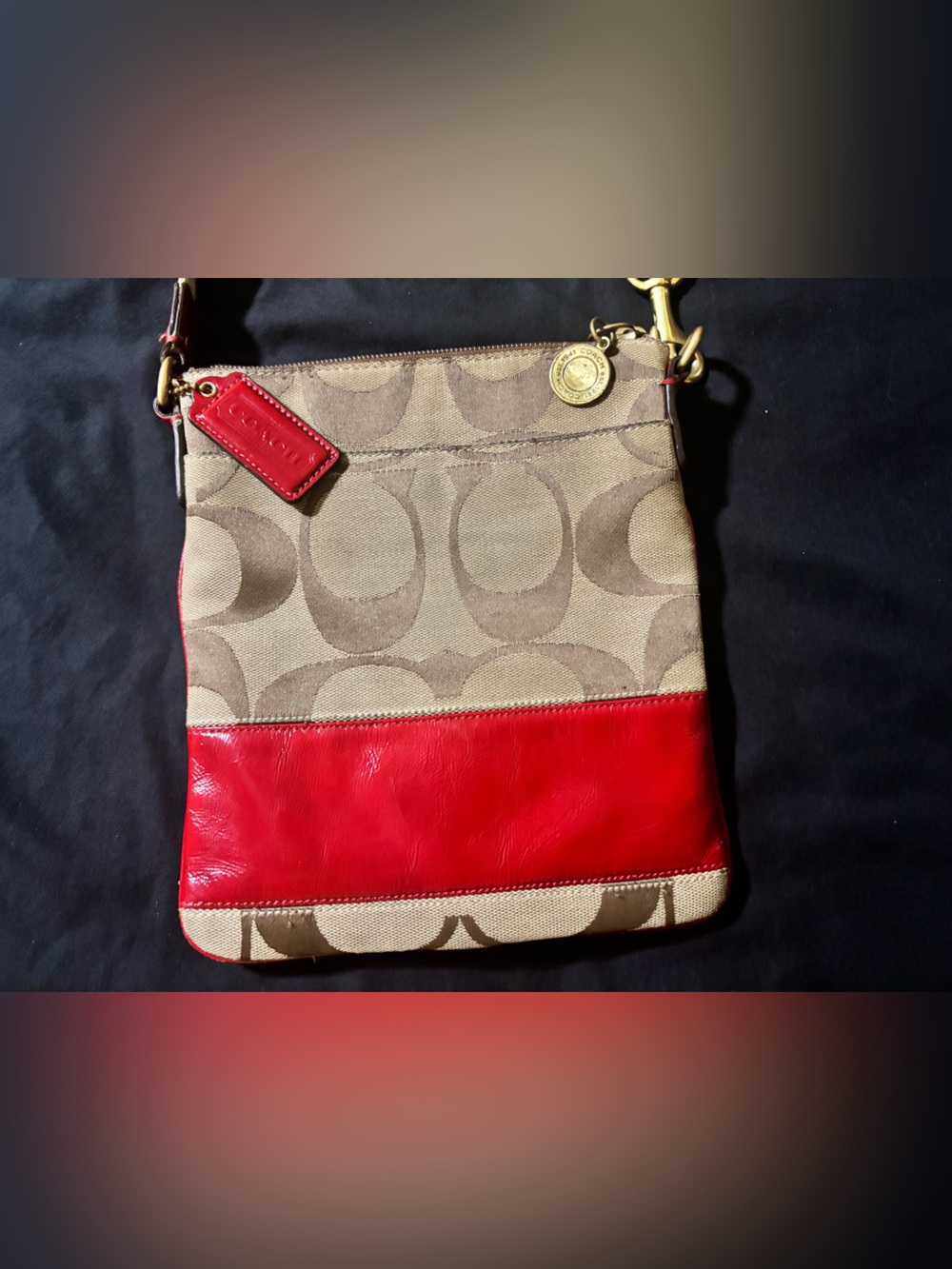 Coach Signature Crossbody & Flip-Flops - Picture 8 of 15